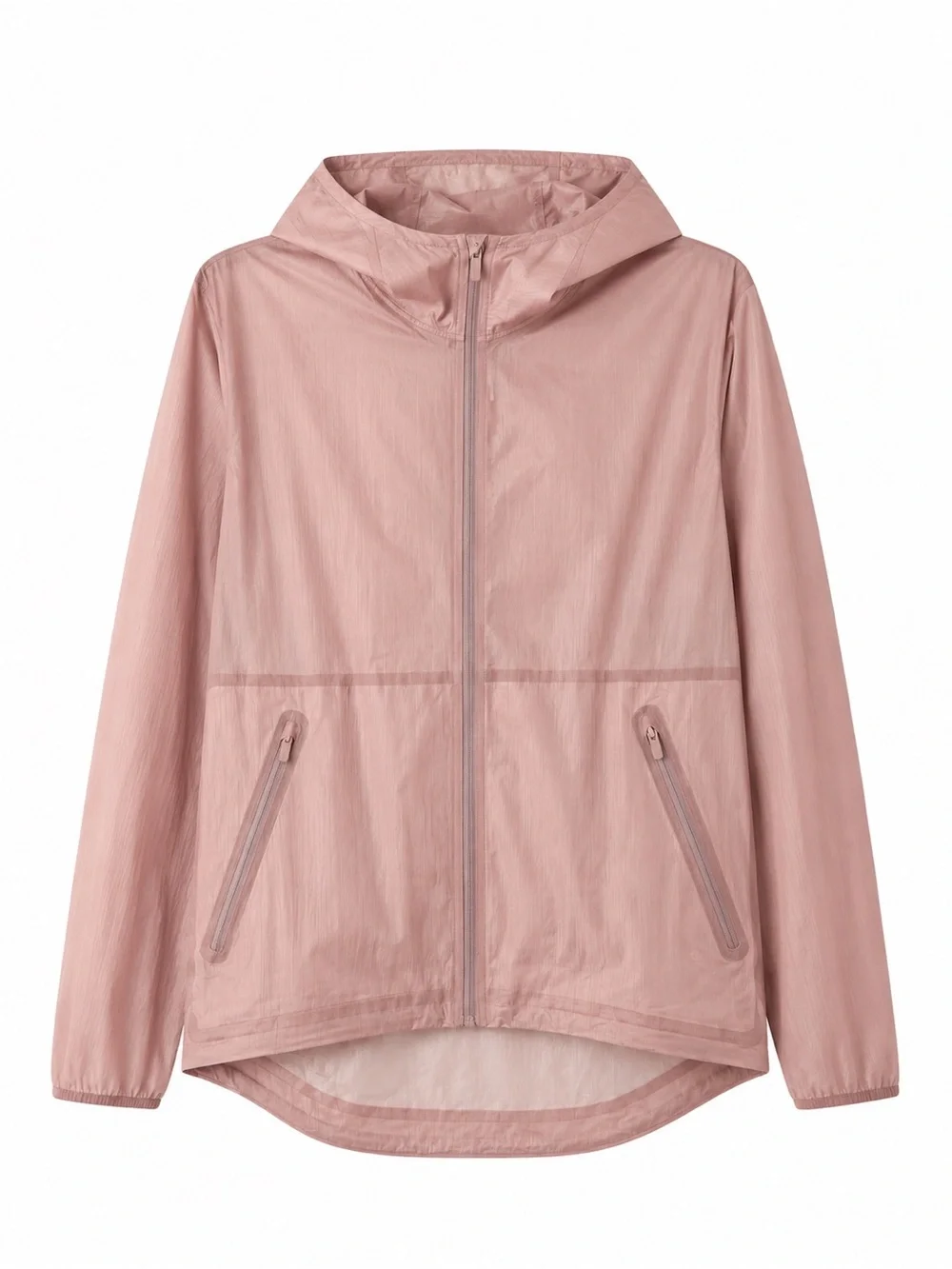 Lululemon Sheer Joy Jacket Hooded Waterproof Windbreaker Dusty Rose Color Size 6